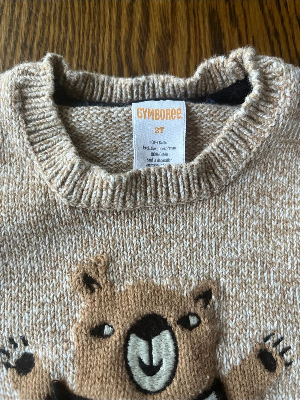 Gymboree sweater shown